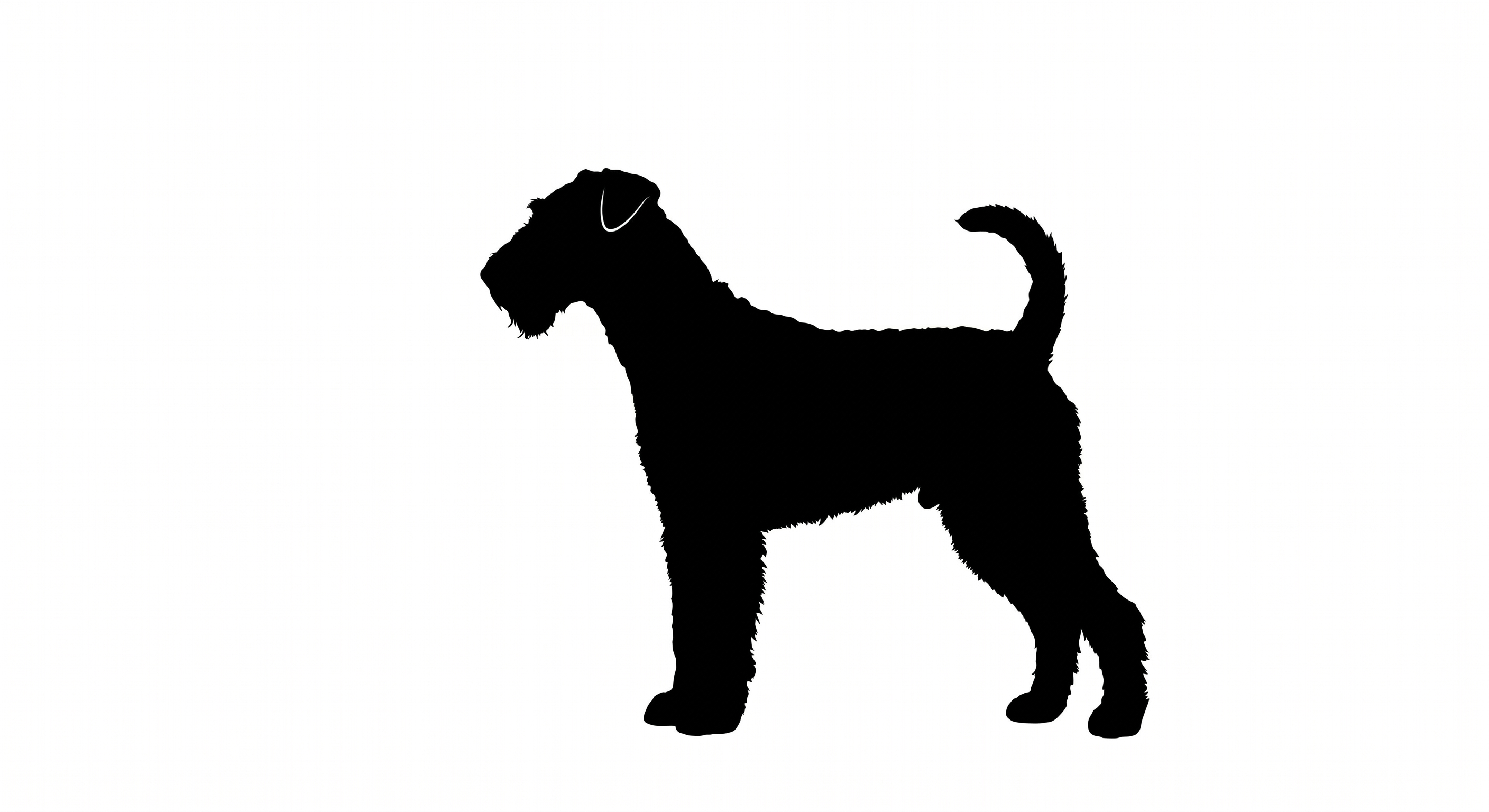 Airedale Terrier silhouette