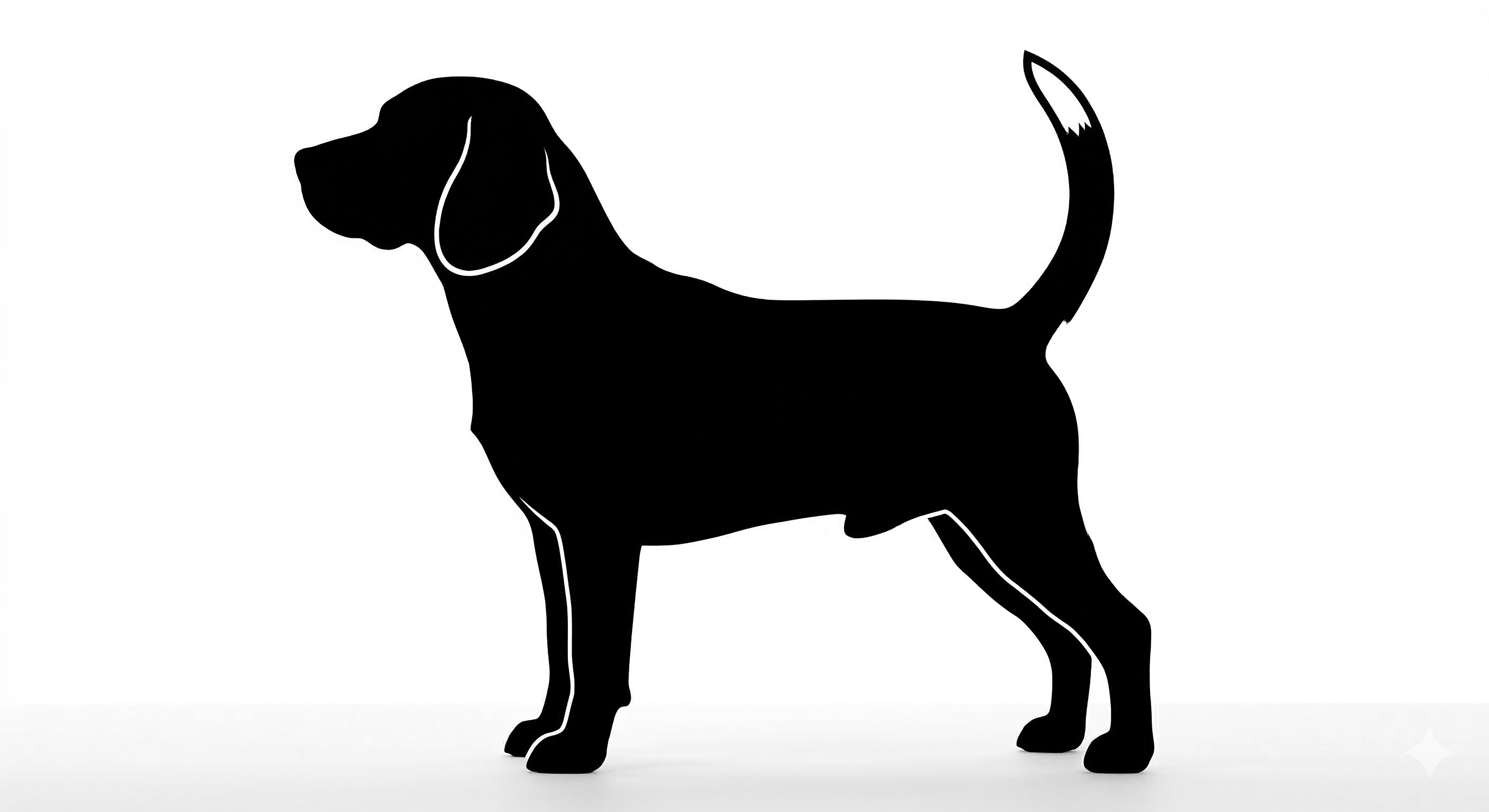 Beagle silhouette