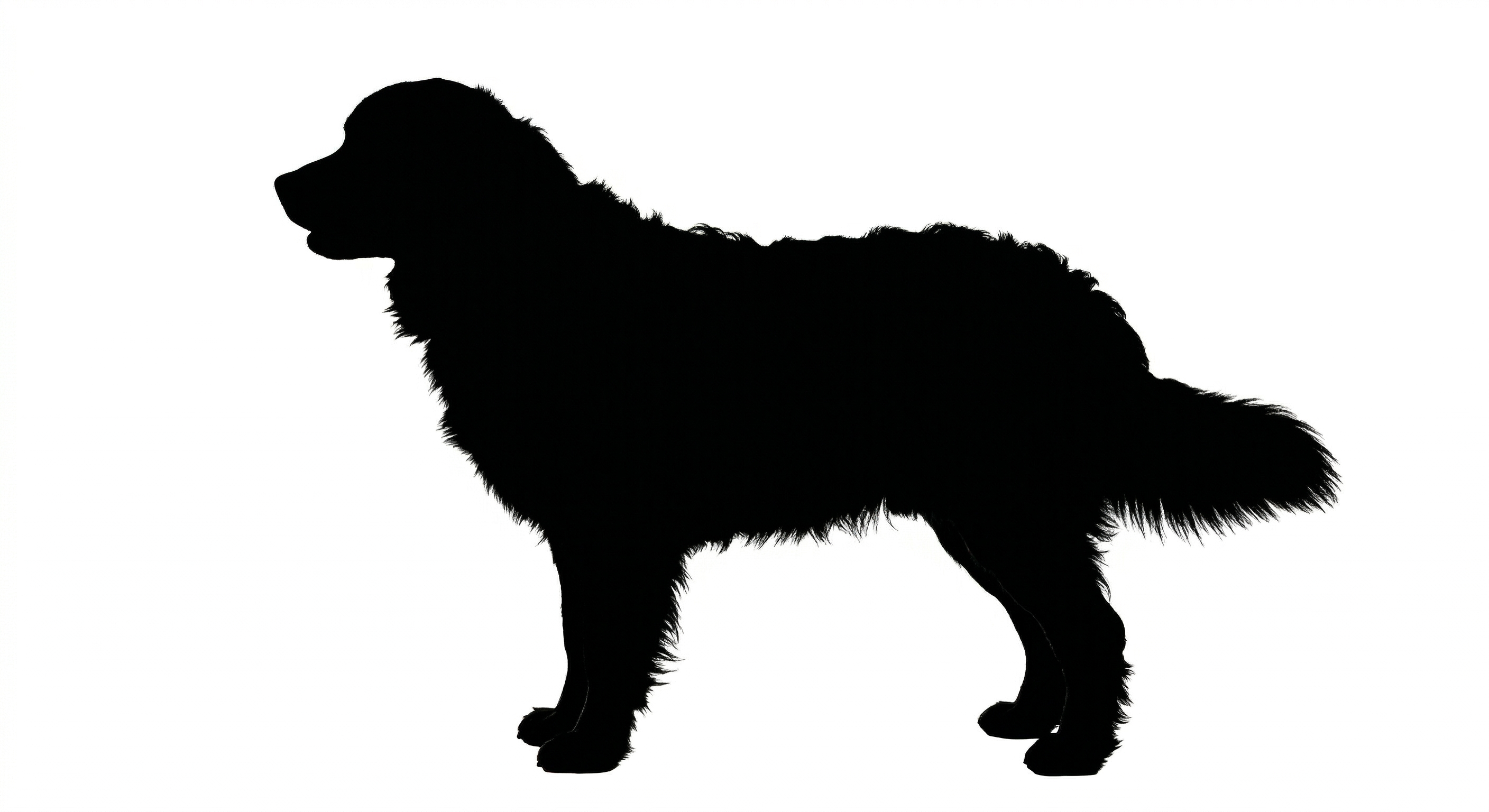Bernese Mountain Dog silhouette