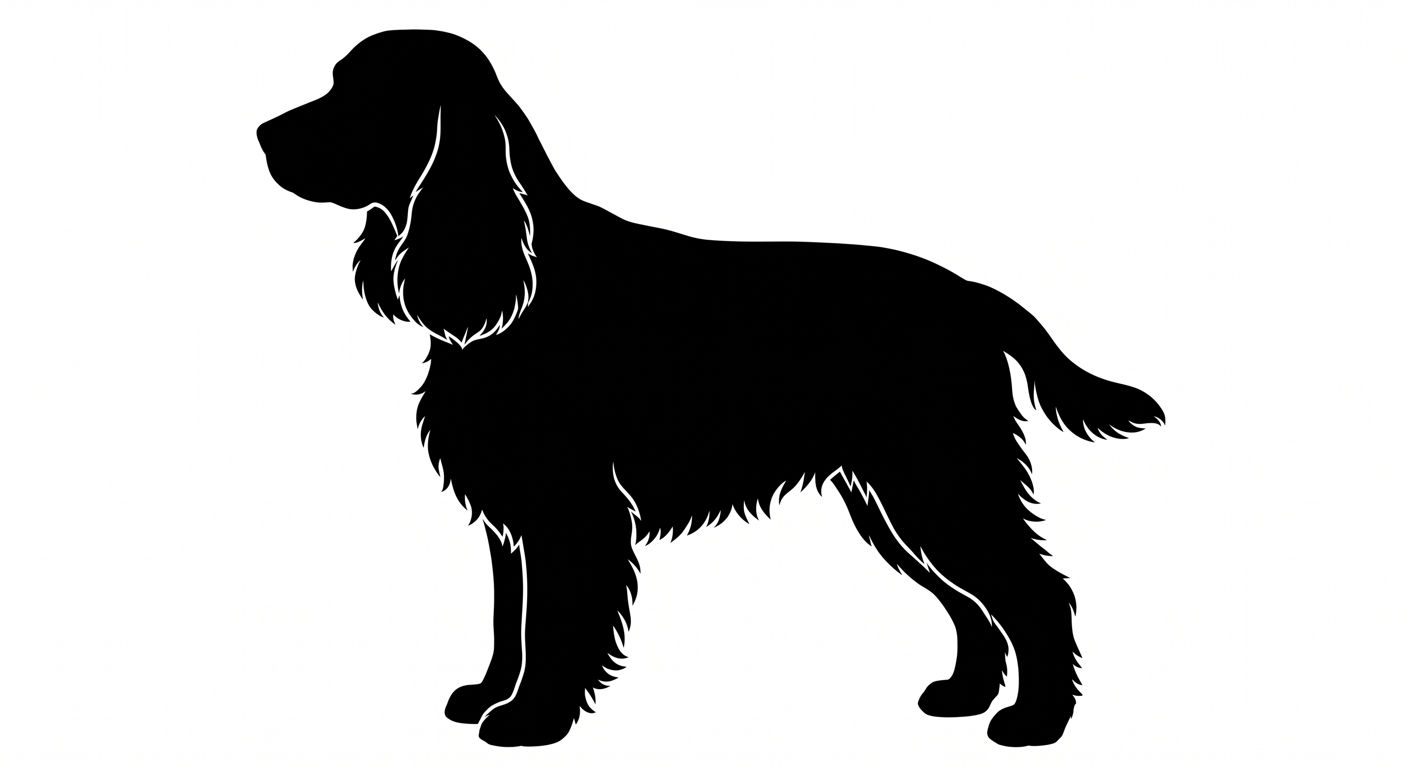 Cocker Spaniel silhouette