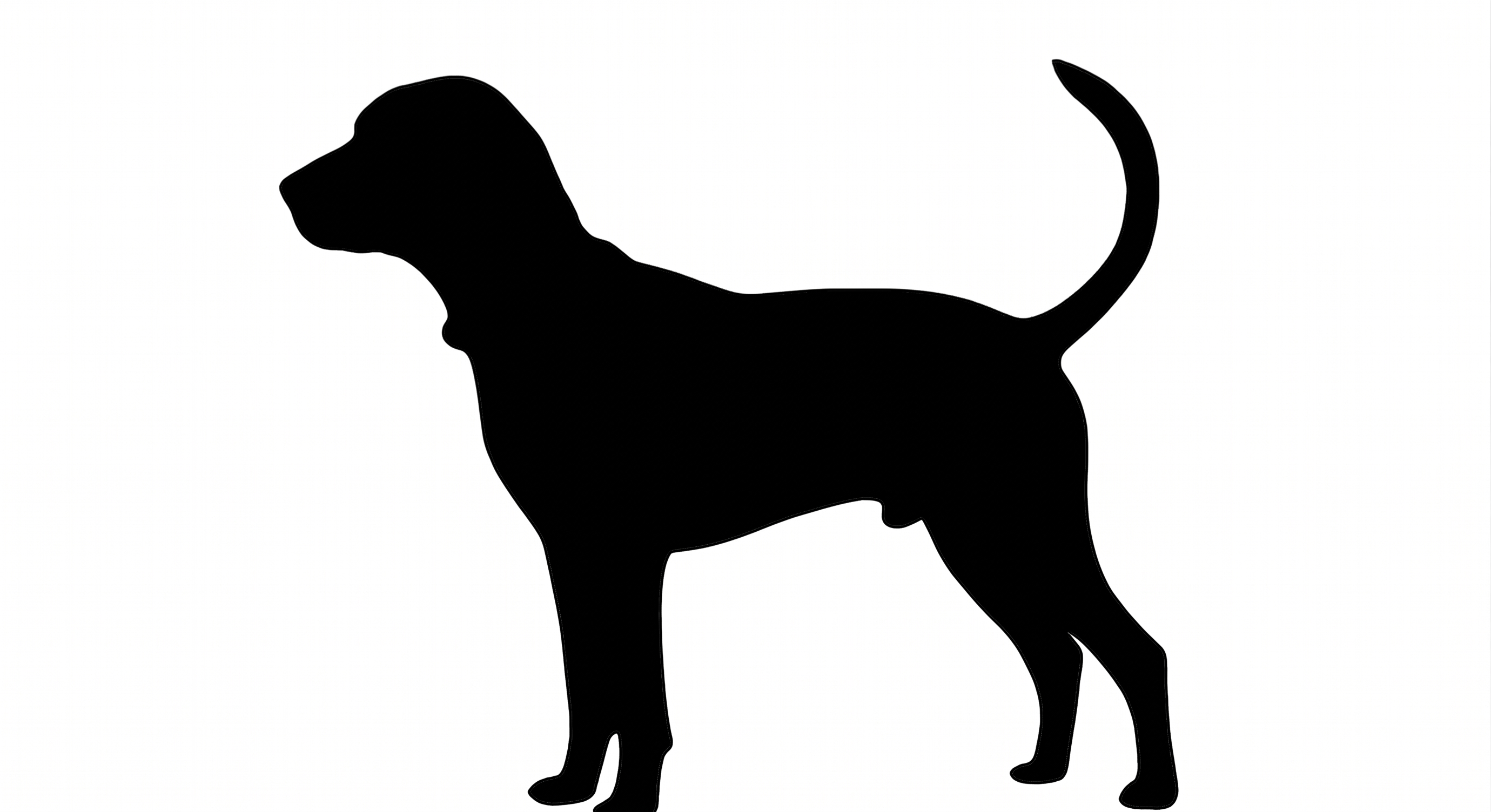 Treeing Walker Coonhound silhouette
